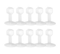 Invisible Door Bumpers Noises Reduction Silicone Stoppers Reusable Wall Guard for Glass Wooden Door Protecting Nonslip Silicones Buffer