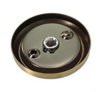 Invisible Door Handle, 304 Stainless Steel Round Flush Pull for Fir Doors, Wardrobe, Drawers and Cabinets, Concealed Grip with Modern Design,(Black)