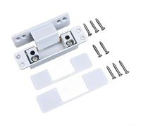 Invisible Door Hinge for Wooden Gates Two Dimensional Adjustable Function for Perfect Alignment (Black)