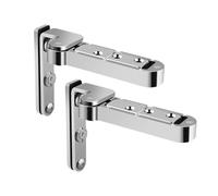 Invisible Door Hinges Set Heavy Duty Quiet Door Hinges Modern Invisible Hinge Pair Concealed for Household Office