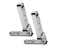 Invisible Door Hinges Set Heavy Duty Quiet Door Hinges Modern Invisible Hinge Pair Concealed for Household Concealed Cabinet