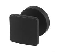 Invisible Door Lock for Single Side Use with Miniature Keyhole Channel Made of Zinc Alloy Designed for Secret Room and Narrow Door Applications (Black)