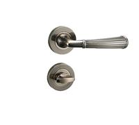 Invisible Door Lock - Single-Sided Door Handle with Solid Lever for Bedroom, Bathroom, and Study Entry