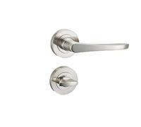Invisible Door Lock - Single-Sided Door Handle with Solid Lever for Bedroom, Bathroom, and Study Entry