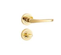 Invisible Door Lock - Single-Sided Door Handle with Solid Lever for Bedroom, Bathroom, and Study Entry