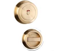 Invisible Door Lock with Luminous Handle for Bedroom Bathroom Night | Flush Mounted Zinc Alloy for deadbolt Featuring Glow in Dark Design and Quiet Smooth Latch Operation