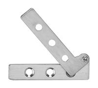 Invisible Door Pivot Hinge Damping Rotating Hardware Stainless Steel Side Axis Flip Window 1Pcs(M)