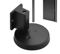 Invisible Door Stopper - Windproof Door Jammer | Stainless Steel Doors Stopper | Metal Floor Mount Doors Jammer | Mechanical No Drilling Stoppers with Adhesive for Home, Living Room, Bedroom
