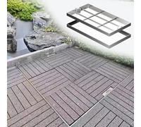 Invisible Drain Cover with Stainless Steel Frame - High Load Capacity - Hidden Handle Access - 55 x 45 x 5 cm - Perfect for Roads and Inspections