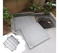 Invisible Draina Grate with Tile rt Recessed Floor Access Cover for Matching Floor Tiles Concealed Square Inspect Hatch (60x60x8cm) - Sk Design for Modern Bathrooms.