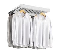 Invisible Drying Rack for Pants - Space Saving Wardrobe Storage Solution for Drying and Organizing, Pull Out Design (564 x 614mm)