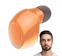 Invisible Earbud - Mini Wireless Single Ear Headphone | Compact Earphone Noise Reduction System, Ergonomic Fit Single Ear Device Voice Call Music Playback Audio Receiver For Daily Use