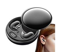 Invisible Earbuds, Small Wireless Sleeping Earphones with LED Display Case, Rechargeable Earplug-Style Headphones for Meditation, Camping, Study, Workout, Travel, Hiking, Gym, and Office Use