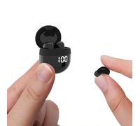 Invisible Earbuds Tiny Earphones Mini Ear Buds Gym Headphones Wireless Hidden Earphones ENC Wireless Earbuds Bluetooth 5.3 Soft Headphones for Small Ears Running Side Sleeping Work for iPhone Android