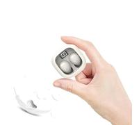 Invisible Earbuds Wireless Bluetooth,Extra Small Mini Discreet Tiny Smallest Micro Hidden Earbuds for Work,Sleep Headphones,Cordless Ear Buds,Sleeping Earbud for Small Ears Canals White(Beige)