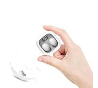 Invisible Earbuds Wireless Bluetooth,Extra Small Mini Discreet Tiny Smallest Micro Hidden Earbuds for Work,Sleep Headphones,Cordless Ear Buds,Sleeping Earbud for Small Ears Canals White(White)