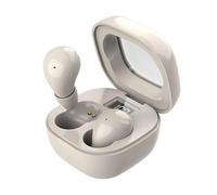 Invisible Earbuds Wireless Bluetooth, Hidden Earbuds Mini In-ear Earphones with Bluetooth 5.3, Anc & 24h Battery, Compact Design for Sleep, Work, On-the-go (Beige)