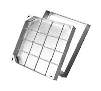 Invisible Embedded Stainless Steel Manhole Cover & Frame - Perfect for Driveways Patios & Pathways - Sleek Design for Seamless Integration