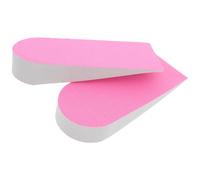 Invisible EVA Heel Lift Insoles for Women, Pink Shoe Inserts | Half Heel Pads, Height Boost Support, , Everyday Office Wear, Sports Shoes and Sneakers