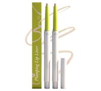 Invisible Extreme Plumping Lip Liner, Waterproof Long-Lasting Lip Plump for Women, Lip Plumper Extreme, Lip Contour Pen Prevents Smudging, Colorless Finish for Versatile Styling, Natural Shade (2PC)