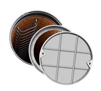Invisible F Mount Septic Tank Cover - 28" Round Custom Size Options for Patios & Sidewalks - Durable Outdoor Inspection Lid for Commercial Use & Paving Solutions