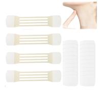 Invisible Face Neck Lift Tape for Wrinkles,Premium Face Neck Lifting Tape to Tighten Sagging Skin,Instant Lift F/ace T/ape Anti Saggy N/eck,N/eck T/ape Strips with 4 Pull Strips, 20 Patches