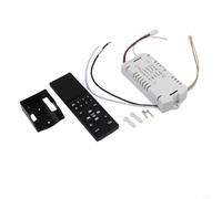 Invisible Fan Light Remote Control Supporting DC Stepless Dimming and Sleep Timer Up to 2 Hours for Ceiling Fans (B)