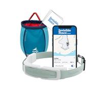 Invisible Fence GPS Dog Fence & Tracking Collar Bundle with Training Flags (White) & Treat Bag (Blue), Wireless GPS Tracker Collar, for Medium & Large Dogs, Waterproof - 1 Year Subscription Included
