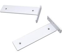 Invisible Floating Shelf Bracket Heavy Duty Wall Mounted Stainless Steel Support for Concealed Wood Shelves 25CM Sleek Brushed Finish Perfect for Home Décor and Storage Solutions.