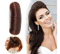 Invisible fluf-fy Hair Pad, Hair Bun Invisible Hair Clip, Comb In Forehead Raising Hair Bun, Natural Hair Bump Clip For Volume, Heighten Hair For Girls, Long And Short Hair