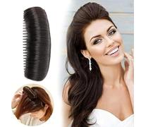 Invisible fluf-fy Hair Pad, Hair Bun Invisible Hair Clip, Comb In Forehead Raising Hair Bun, Natural Hair Bump Clip For Volume, Heighten Hair For Girls, Long And Short Hair