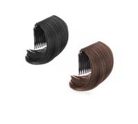 Invisible Fluffy Hair Pad, Bun Invisible False Hair Clip, Lightweight Comfortable Thickening Hairpin,Heighten (E, One Size)
