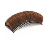 Invisible Fluffy Hair Pad,Invisible False Hair Clip Bump,Natural Hair Bump Clip for Volume,Hair Base Fluffy Hair Pad Styling Insert Tool,for Party Styling,Princess Styling Accessories (light brown)