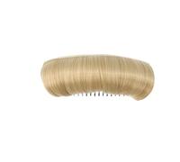 Invisible Fluffy Hair Pad,Invisible Fluffy Hair Pad Synthetic False Hair Clip,Comb Forehead Raising Hair Bun,Natural Hair In