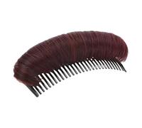 Invisible Fluffy Volume Lift Hair Clips, Womens Hair Bun, Clip in Hair Volumizer, Invisible False Hair Clips for Increased Volume, Fluffy Princess Styling Insert Tool Hair Accessories (Wine red)