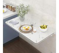 Invisible Folding Dining Table WallMounted Computer Desk SpaceSaving Vanity for Home & Kitchen Laundry StationCompact 80 x 40 cm Design
