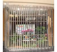 Invisible Folding Door, Acrylic Locking Accordion Door for Bathroom Partition