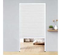 Invisible Folding Door Honeycomb Bi Fold Interior Door for Kitchen/Office/Closet White 35x80in (89x203cm) Space Saving Solut