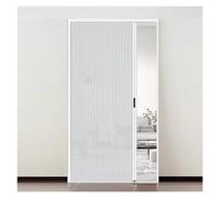 Invisible Folding Door with Honeycomb Structure, No Drilling Required, White Sliding Folding Doors for Wardrobe, Kitchen, and Bathroom
