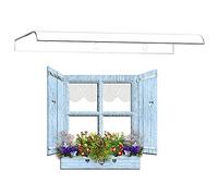 Invisible Front Door - 40x240cm Rain ow & Sun Protect Canopy for Patio Porch & Balcony - Eave Roofing Rain Shelter Cover