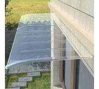 Invisible Front Door Canopy Rain Shelter with UV and Water Resistance for Patio and Porch Protection