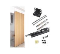 Invisible Ghost Door Hardware 120cm Two Way Buffer Track for Wooden/Aluminum Doors Sleek Modern Accessories for Smooth Operation Discreet Design Perfect for Contemporary Homes.