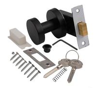 Invisible Handle Door Lock Secure Your Space While Keeping a Clean Aesthetic Look (Black)