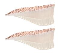 Invisible Height Increase Shoe Insoles Adjustable Heel Lift Inserts | Cloth and Silicone Build, Breathable Elastic Shock Absorption, for Leather Shoes and Flats