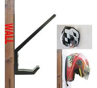 Invisible Helmet Rack Helmet Wall Display Rack Helmet Storage Holder Race Trailer Shop Garage Storage Organizer - Motorcycle Helmet Holder, Jacket Hanger, Motorbike Wall Mount Display Rack - No Helmet