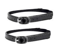 Invisible High Heel Shoe Strap - Anti Slip Strap Ankle Belt for Heels | Flexible Shoe Buckle Extender Transparent Elastic Strap for Women Heels, Matte, Noir