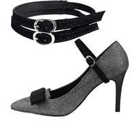 Invisible High Heel Shoe Straps - Discreet Shoe Strap Extender with a Secure Fit Adjustable Buckle Shoe Ankle Straps with Additional Support Comfortable Ankle Straps for Seeding, multicoloured, Siehe
