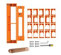 Invisible Hinge Router Guide Template,Adjustable 10 Width Lightweight Reusable | Concealed Door Hinge Jig - for Kitchen Bedroom Living Room Office Coffee Shop Doors Cabinets