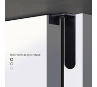 Invisible Hinge Set for Door Noiseless Movement Heavy Duty Concealed Door Hinges Quick Installation for Commercial Use Home Renovation Hinges