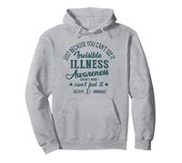 Invisible Illness Awareness Accept & Embrace Chronic Illness Pullover Hoodie